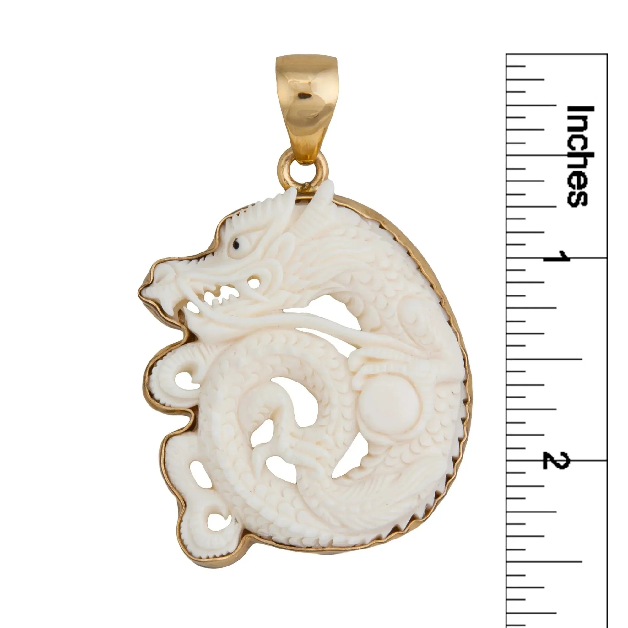 Charles Albert Alchemia - Bone Dragon Pendant