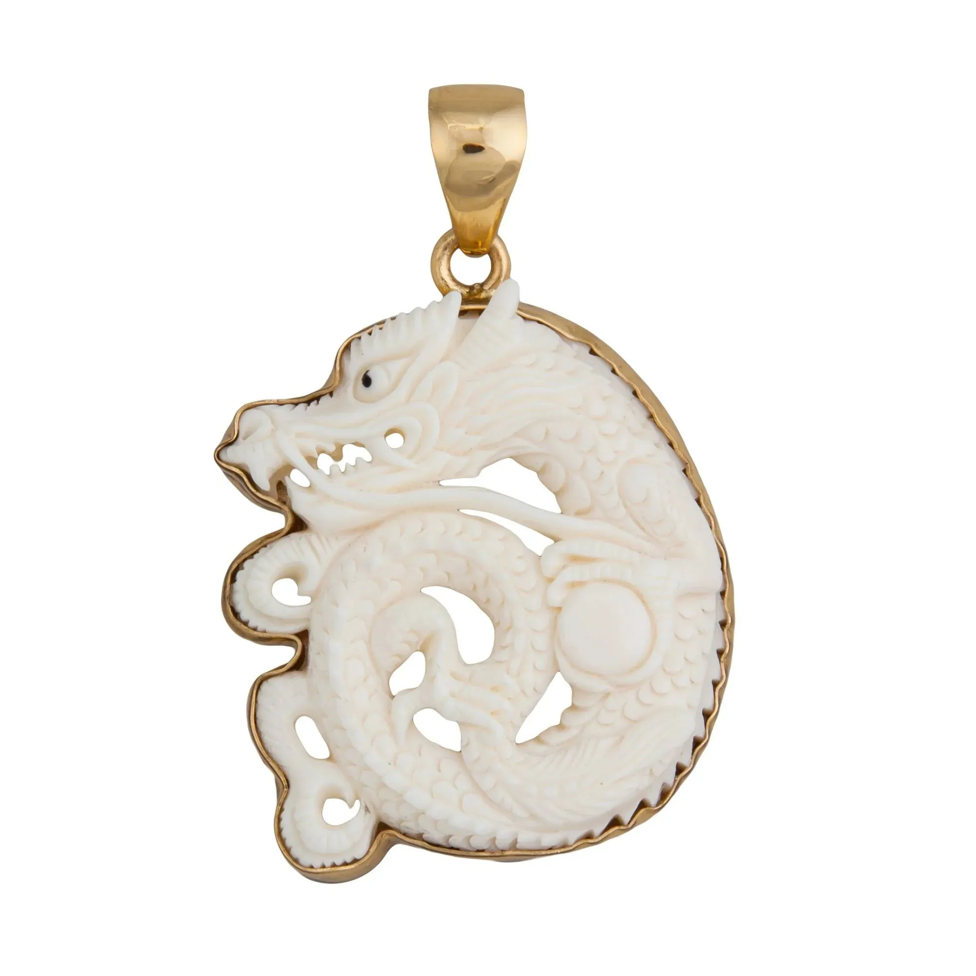 Charles Albert Alchemia - Bone Dragon Pendant