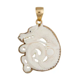 Charles Albert Alchemia - Bone Dragon Pendant