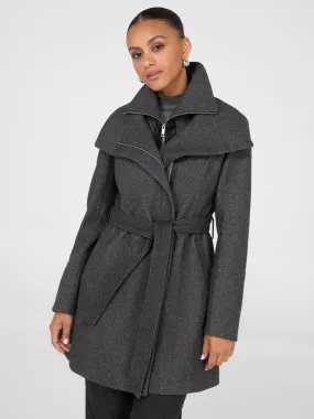 Double Collar Wrap Coat