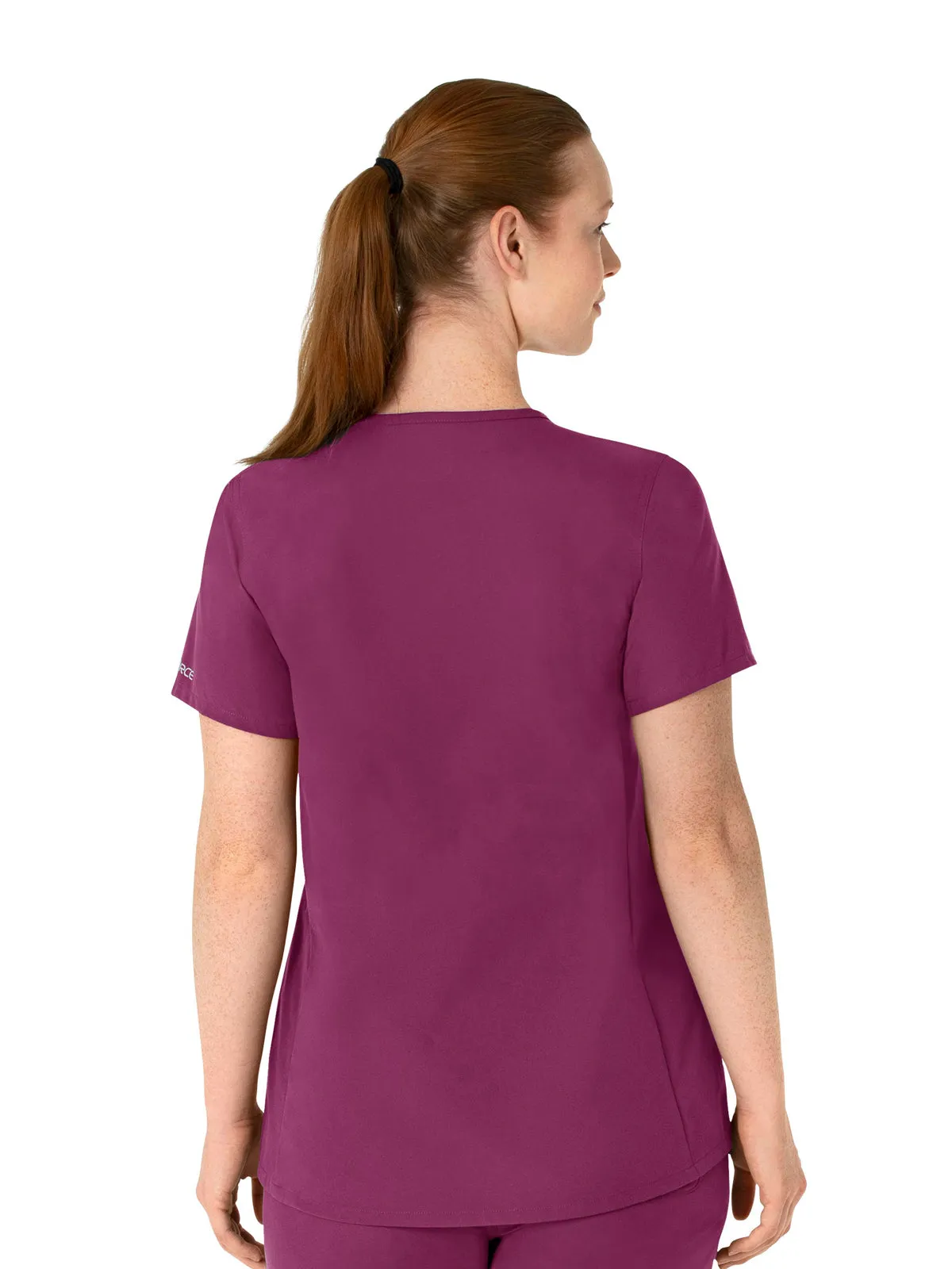 Force Essentials - Women's Henley Maternity Scrub Top