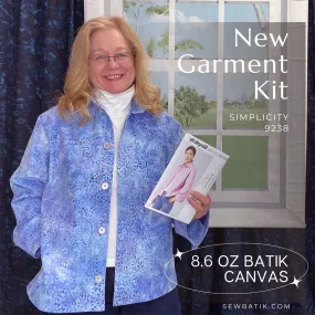 Garment Kit - Batik Canvas Classic Jacket (8.6 oz Canvas)