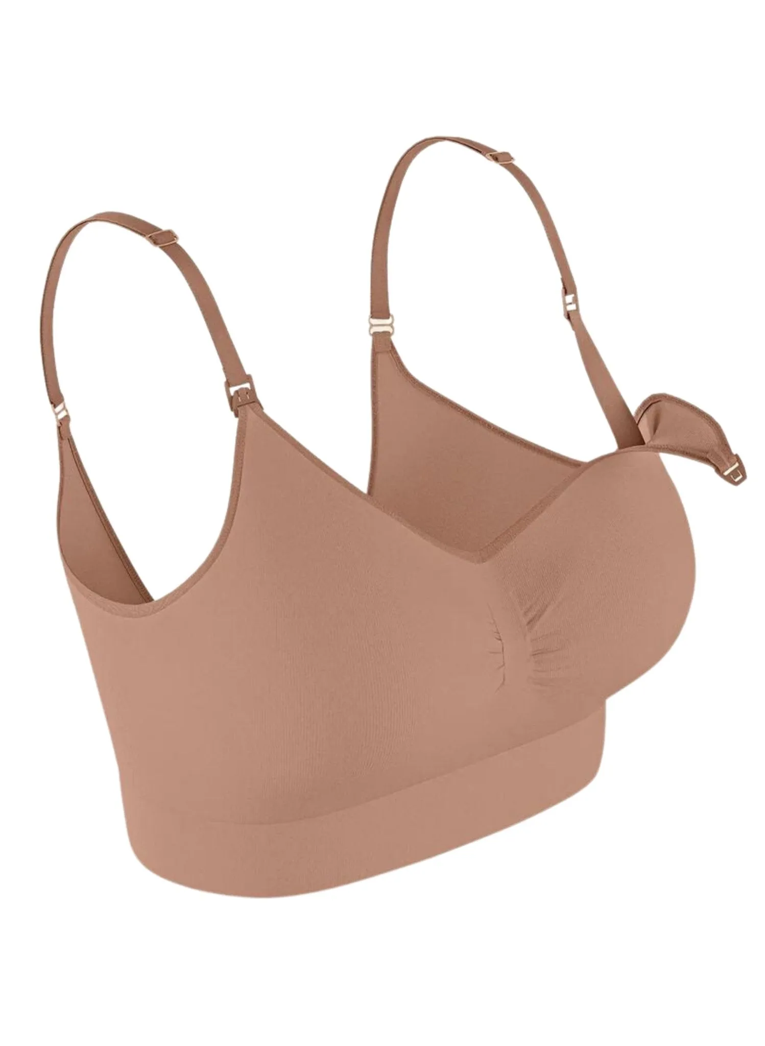 High-Tech Clip Cup Maternity & Nursing Bra - Nude