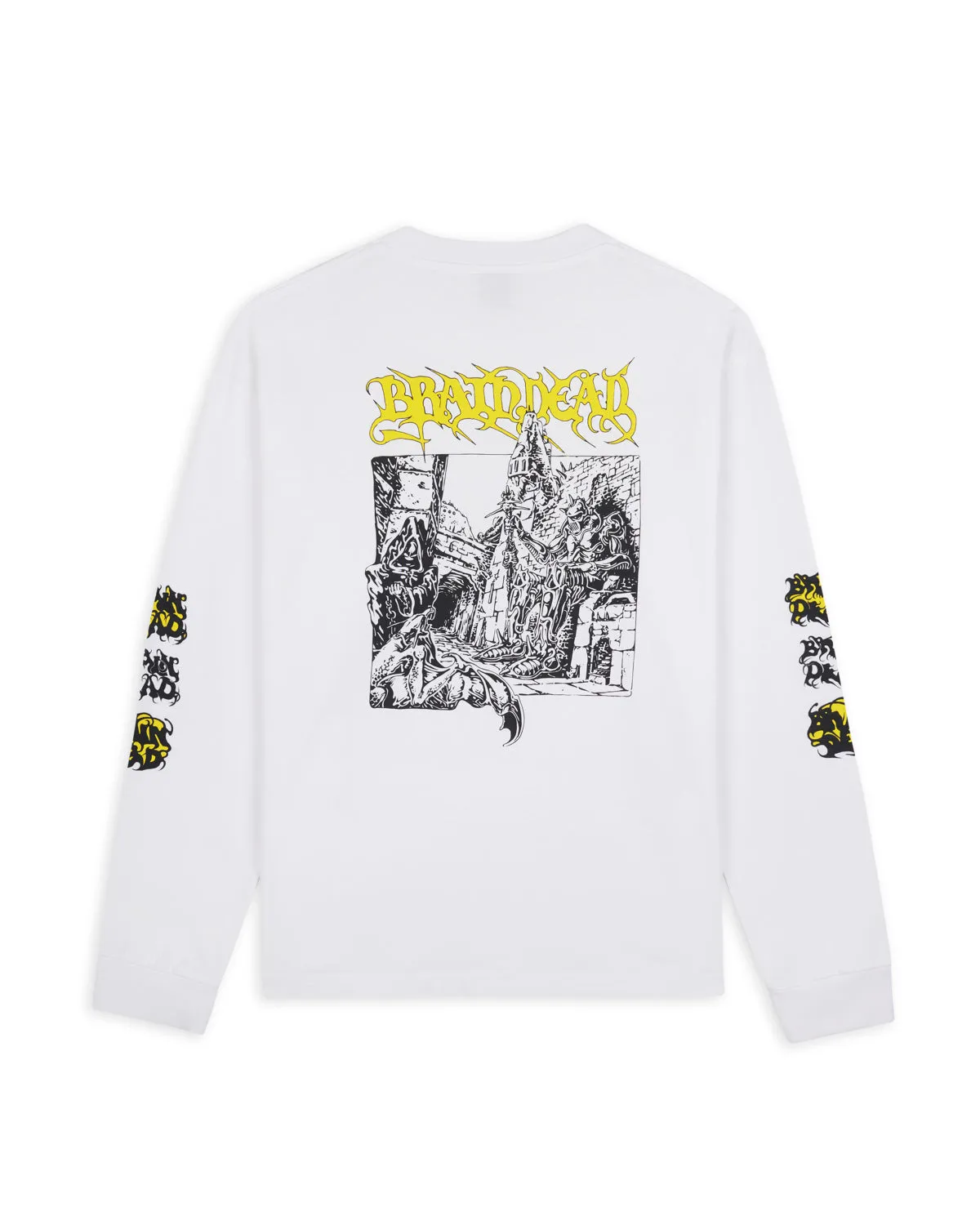 Knight Buster Long Sleeve T-Shirt - White