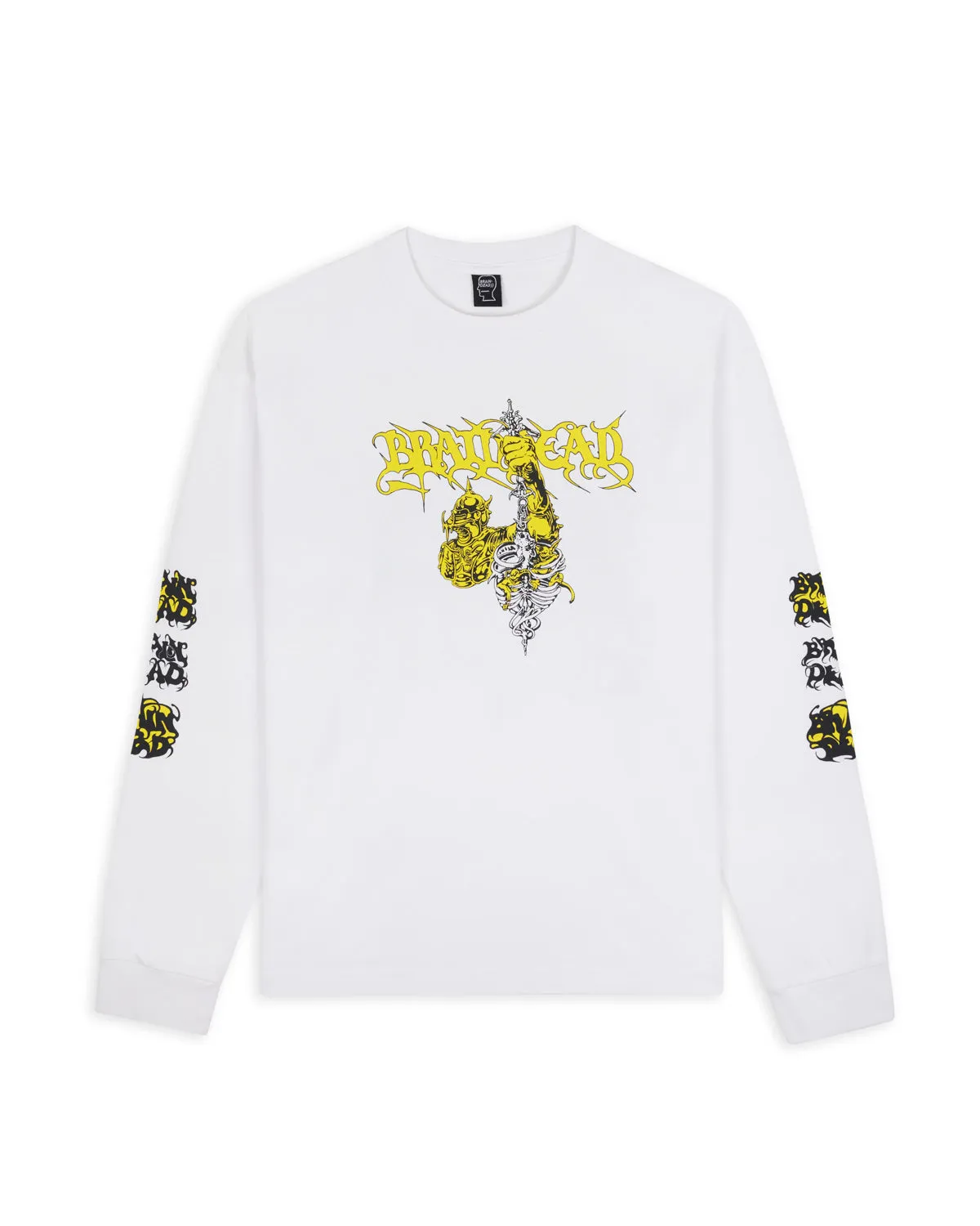 Knight Buster Long Sleeve T-Shirt - White