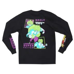 Legendary Super Saiyan Broly Black Longsleeve Tee