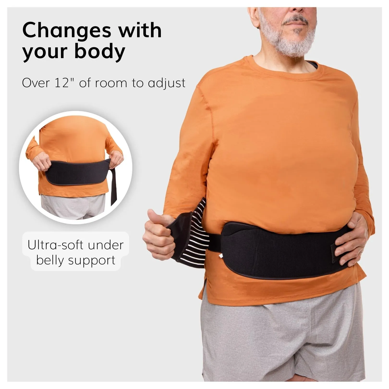 Obesity Belt Stomach Holder - Belly Support Band & Abdominal Pannus Sling