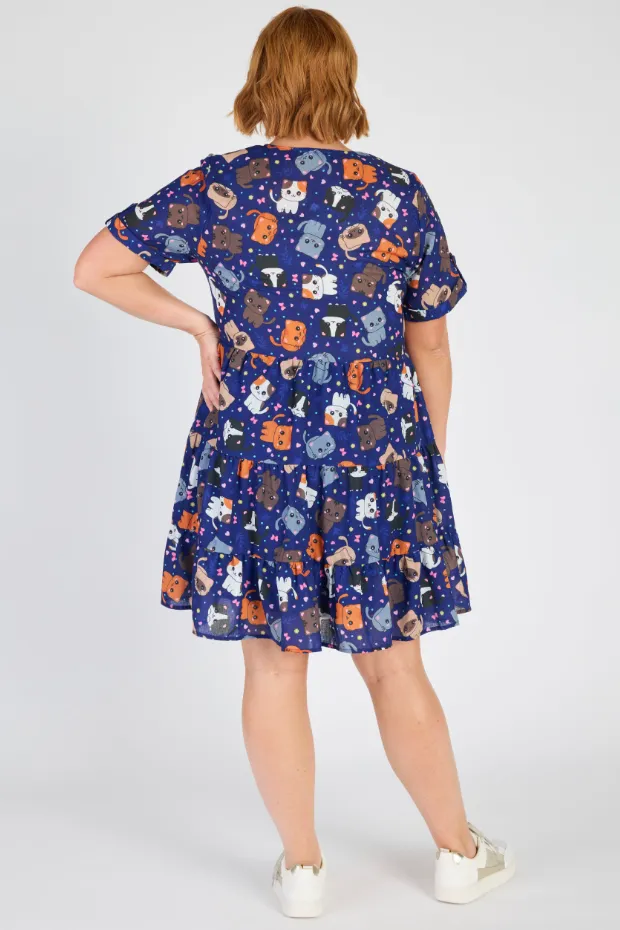 Poppy Cute Kitties Dress