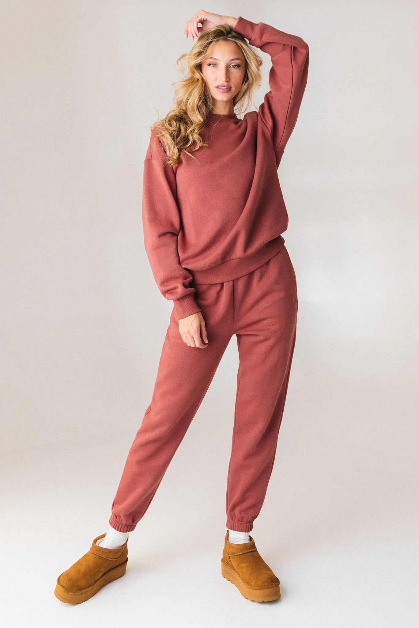 Vitality Uni Cozy Jogger - Rosewood