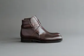 ZeroThreeFour.Jodhpur IX Calf Leather Jodhpur Boots with Hatch Grain Straps